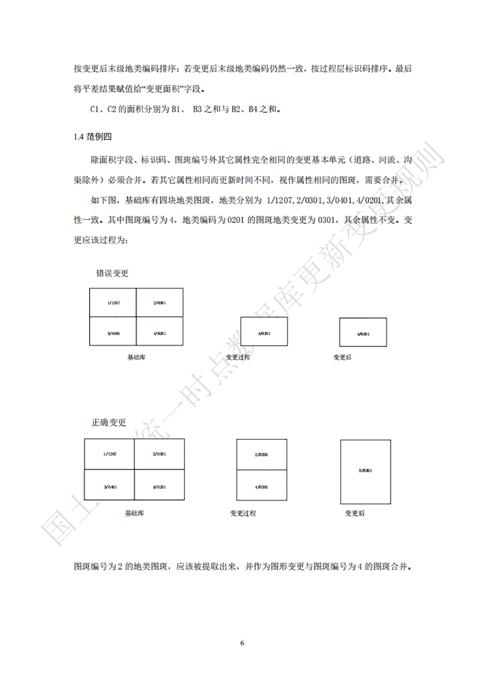 第三次全国国土调查统一时点数据库更新变更规则