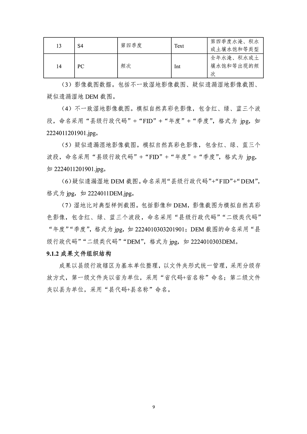 第三次全国国土调查湿地数据比对核查技术规定