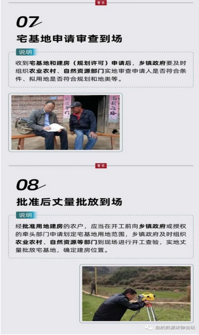 一张图看懂农村宅基地用地建房如何申请和审批