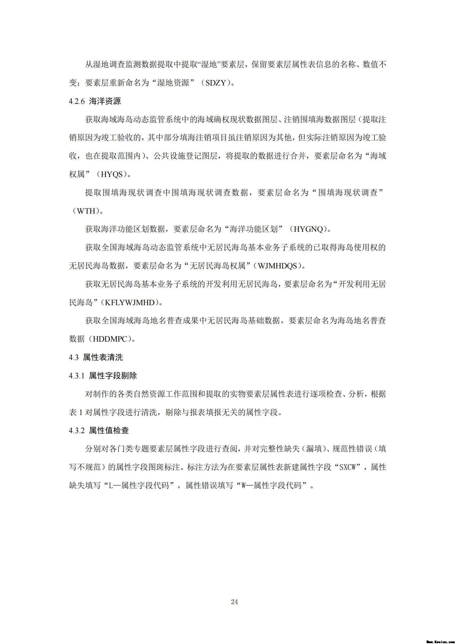 附件3全民所有自然资源资产清查技术指南（征求意见稿）