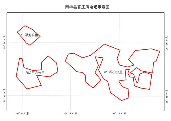 南华县官庄风电场1:2000航空摄影测量技术服务