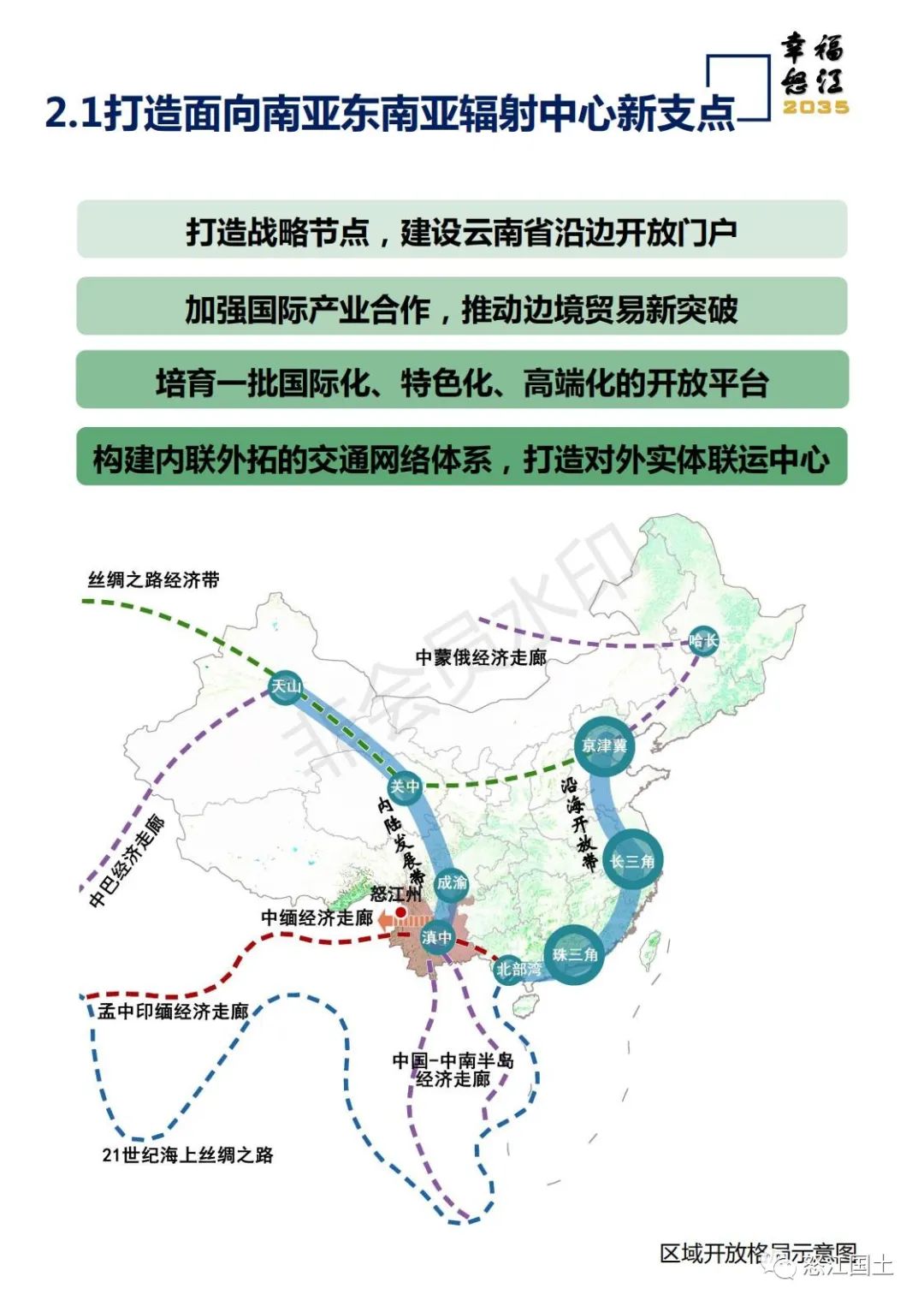 怒江州国土空间总体规划（2021-2035）公示稿