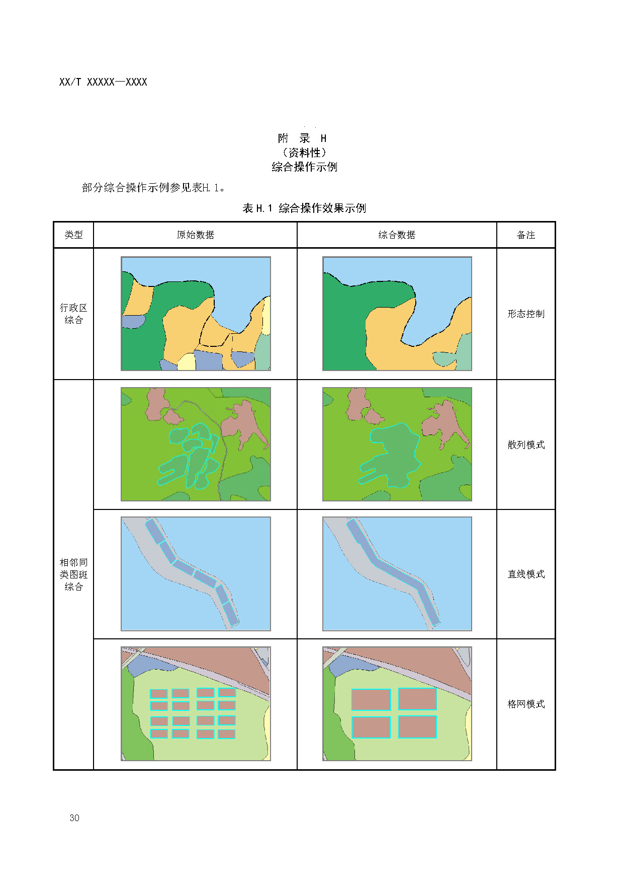 国土调查数据缩编技术规范