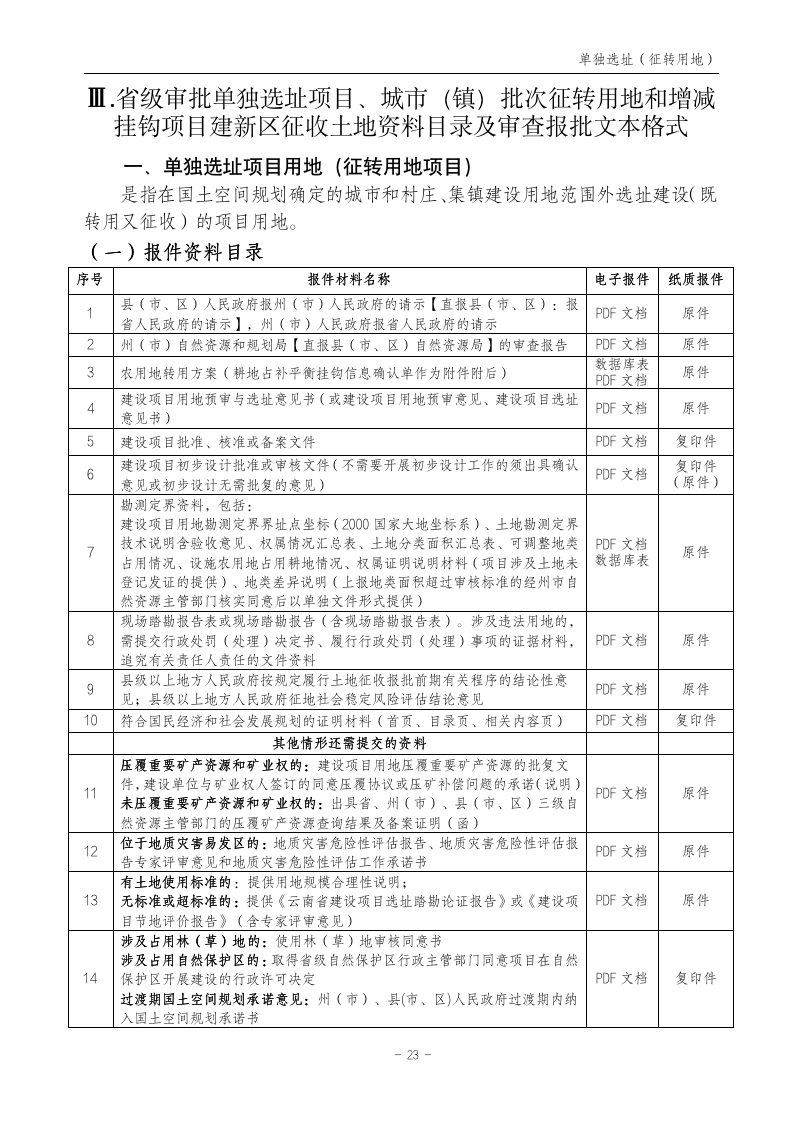 云南省土地征收农用地转用审批管理细则