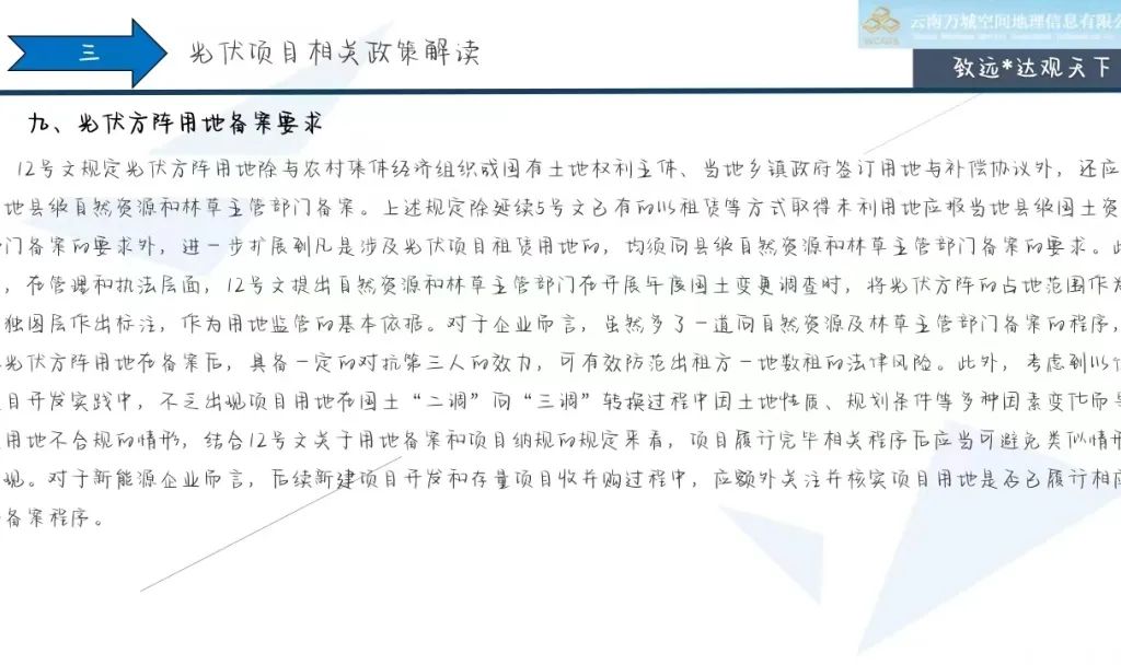总公办关于复合型光伏报批项目政策解读的培训