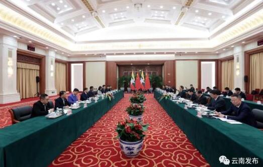 王予波会见缅甸电力部部长当汉